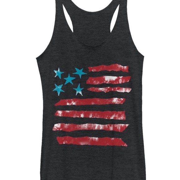 Women’s Lost Gods Tops - 🇺🇸NWT - Women's Lost Gods Artistic American Flag Racerback Tank Top🇺🇸